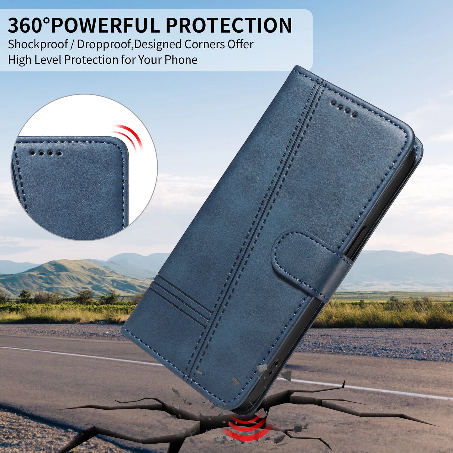 Wallet Magnetic Flip Leather Case For Huawei Mate 60 Pro Plus 20 10 Lite P70  P30 P20 P10 P9 P8 Nova Y90 Y70 3 12 SE 4G P Smart