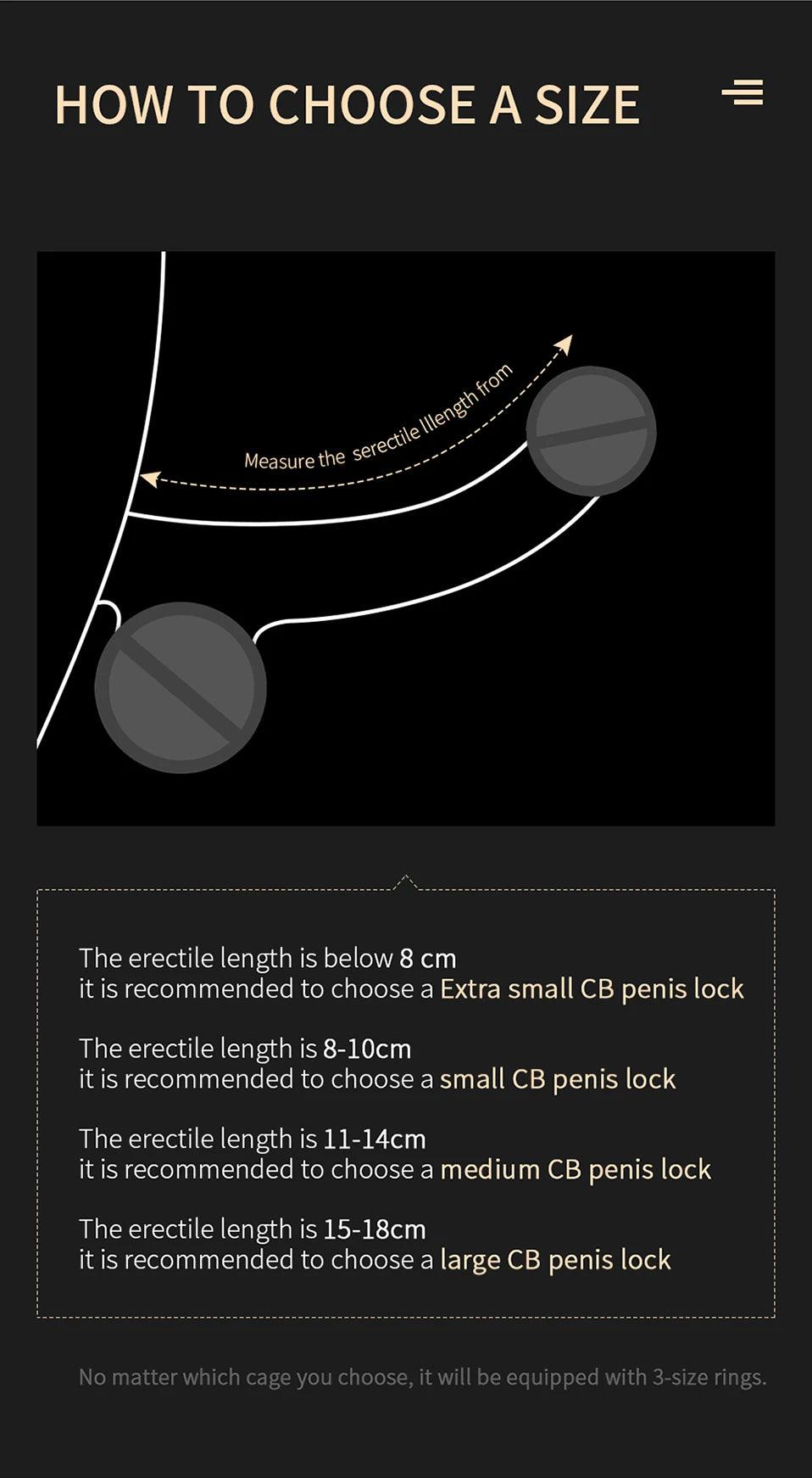 Jeusn Male Chastity Cage Sex Toys Discreet Sissy Femboy Chastity Cock Cage Device Penis Rings Male With 3 Size Men's Adult Goods