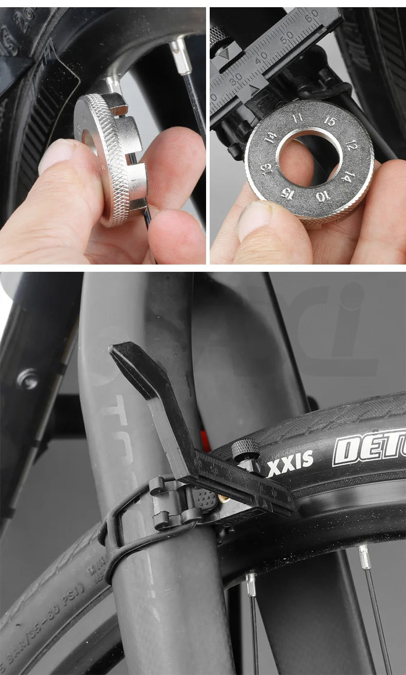 Bicycle Portable Installation Dial Indicator Mini Wheel Adjustment Tool Triple Tuning Applicable Wheel Set MTB Bike Rims Tools