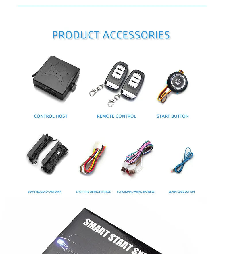 Car Alarm keyless entry start Systems Remote Central Door Lock Keyless System Auto Car SUV Anti-theft Tunning parts PKE