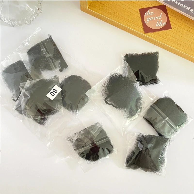 10pcs Invisible Bun Net Simple Style Mesh Net Breathable Wig Net Hair Styling Tool Women Female Hair Accessories