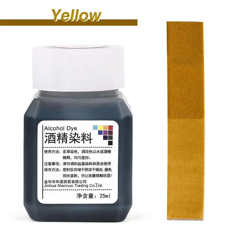 24 Color Leather Alcohol Dye Complete Set Of Diy Handmade Leather Cow Leather Dye Vegetable Tanned Leather Dye Alcohol Dye Water