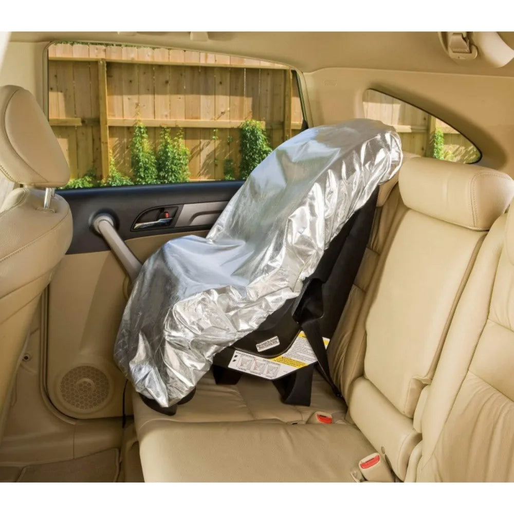 Universal Children's Car Safety Seat Sunshade Baby Kid Dust Cover Sunscreen Blocking Ultraviolet Heat Insulation Seat Cover