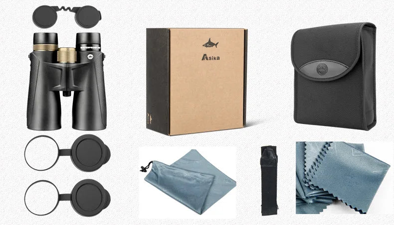 Shuntu Powerful 10x50 12x50 Binoculars HD Long Range Professional Optics IPX7 Waterproof FMC Coating BAK4 Telescope For Hunting