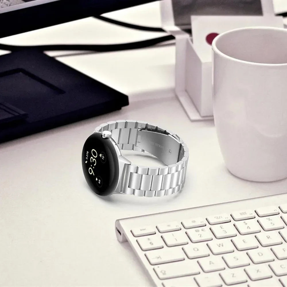 Metal Stainless Steel watchband for Pixel Watch 1 2 3 41mm 45mm Strap accessories Replacement belt Bracelet correa Smartwatch