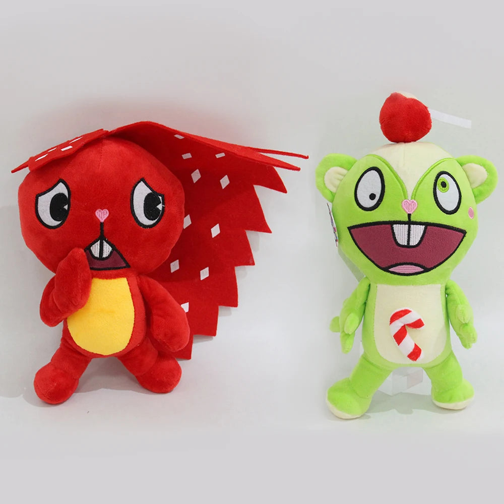 20-28cm Happy Tree Friends Plush Doll Cartoon Anime Plush Toys Flakey Flippy Soft Pillow Room Decor Doll Gift For Boys Girls