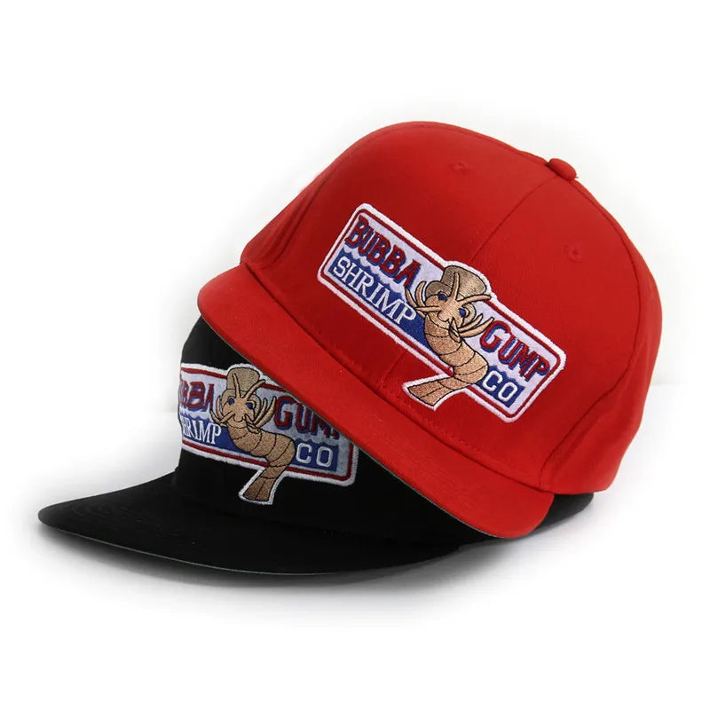 Unisex Forrest Gump Embroidery Hip-hop Hats Outdoor Adjustable Casual Baseball Caps Sunscreen Hat