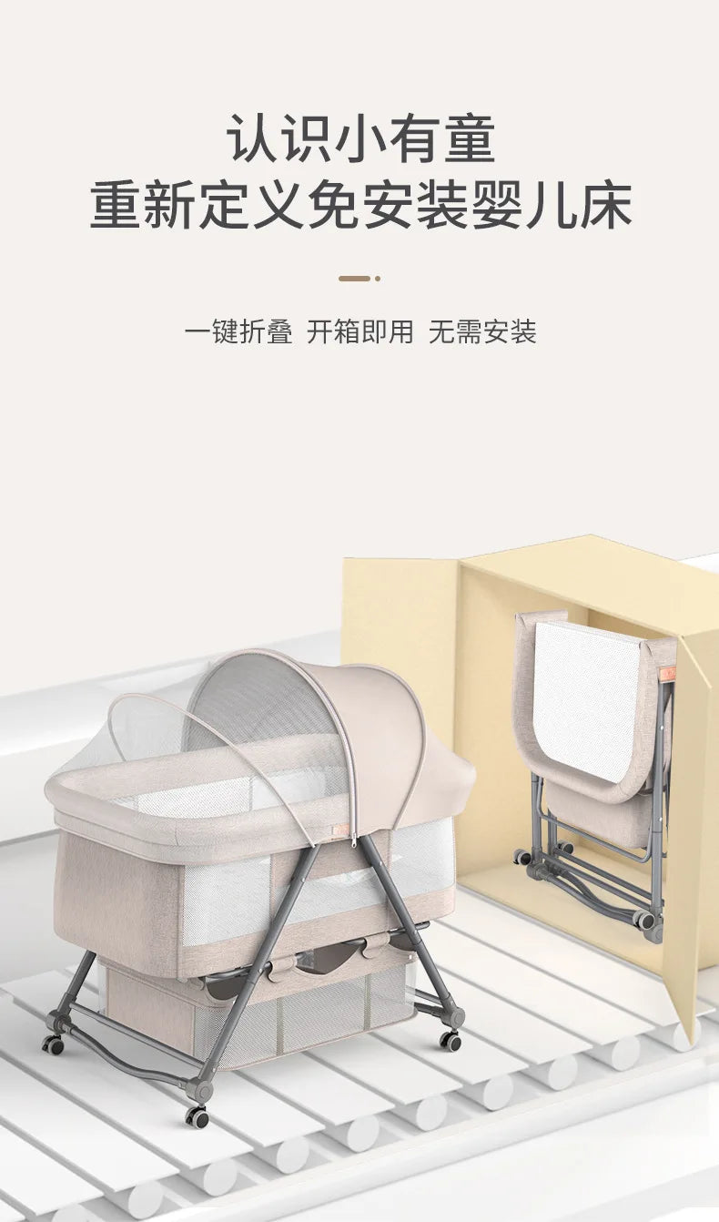 Babies Crib And Playpen Portable Baby Cot Playpen Travel Bed Multifunction Baby Crib Bed