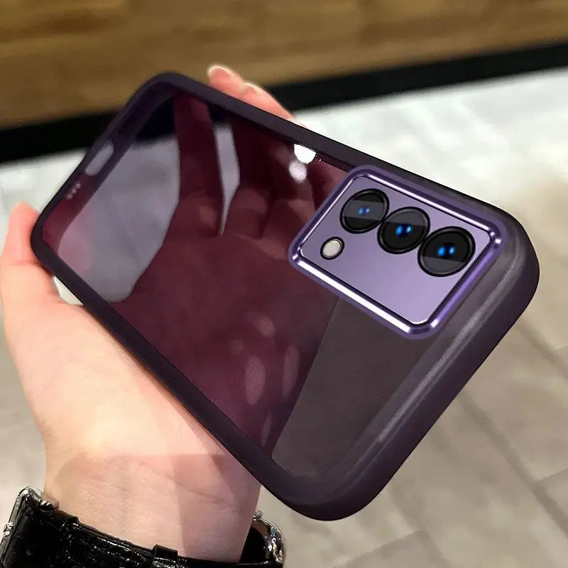 For OPPO A74 4G Case OPPO Reno 6 lite Phone Case OPPO F19 F19S Cover OPPO A94 4G Case Shookproof Plating Silicone back cover