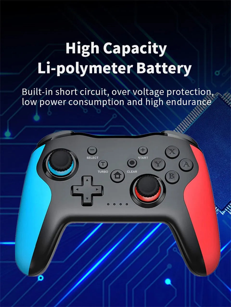 GAMINJA MG25Z Wireless Controller Bluetooth Gamepad For Nintendo Switch PS3 PC Joystick Dual Vibration Gamepad Lag Free