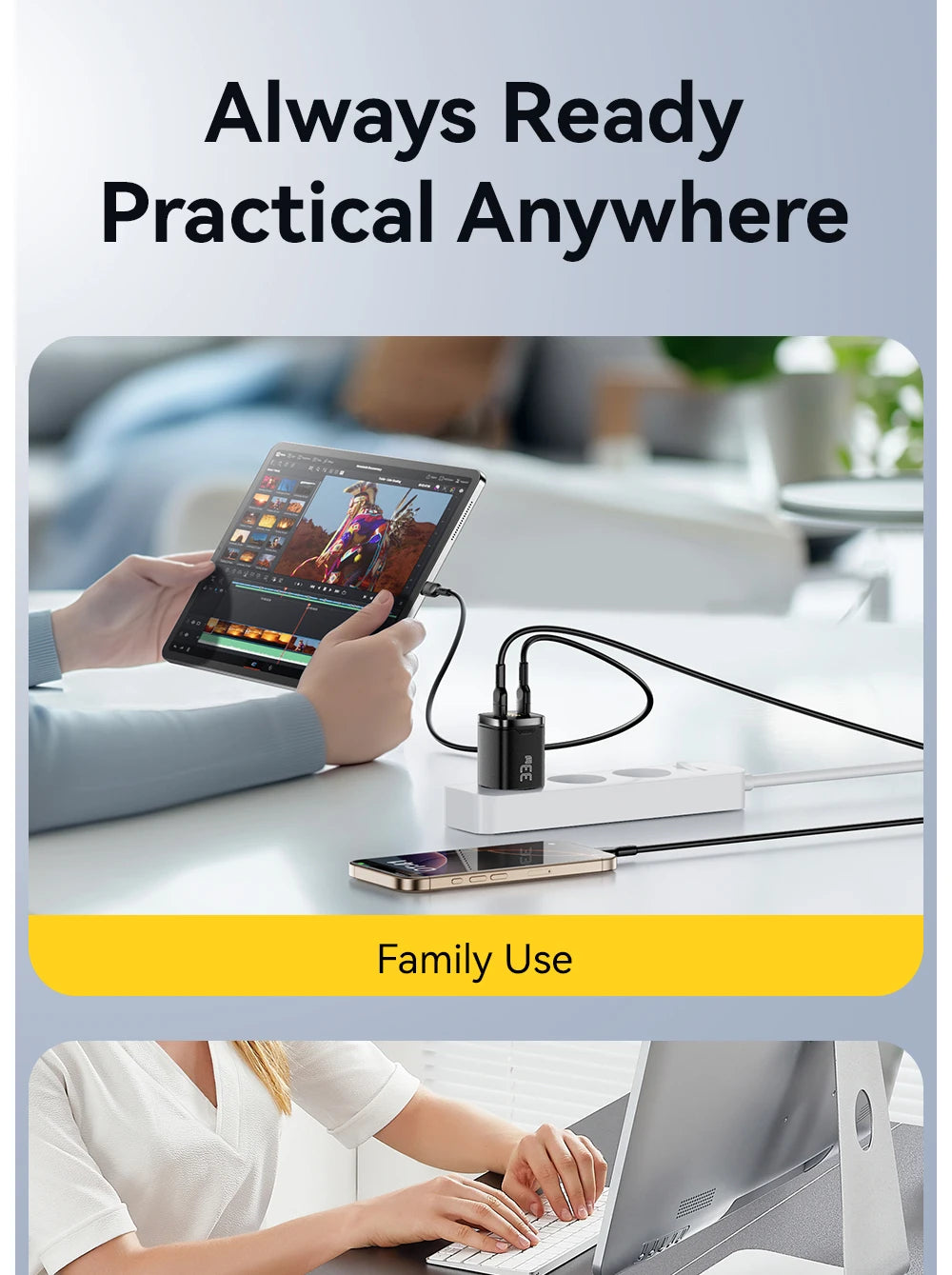 Essager 33W GaN USB C Charger Digital Display PD Fast Charging For iPhone 13 12 Max Pro iPad For Xiaomi Poco Samsung Charger Es