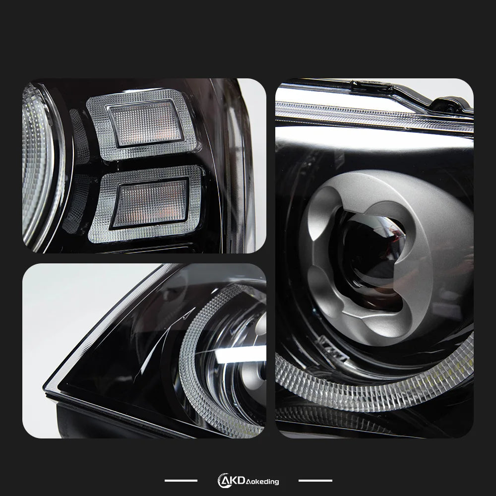 Car Lights for Patrol Y61 2005-2022 LED Auto Headlights Assembly Upgrade Defender Style Design Bifocal Lens Exterior Accessories