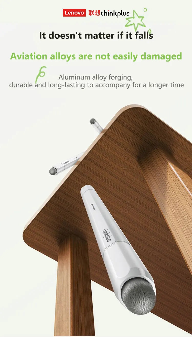 Lenovo universal three pen tips stylus For Android IOS Capacitive Screen For iPad Apple Pencil Huawei Xiaomi Samsung Tablet Pen