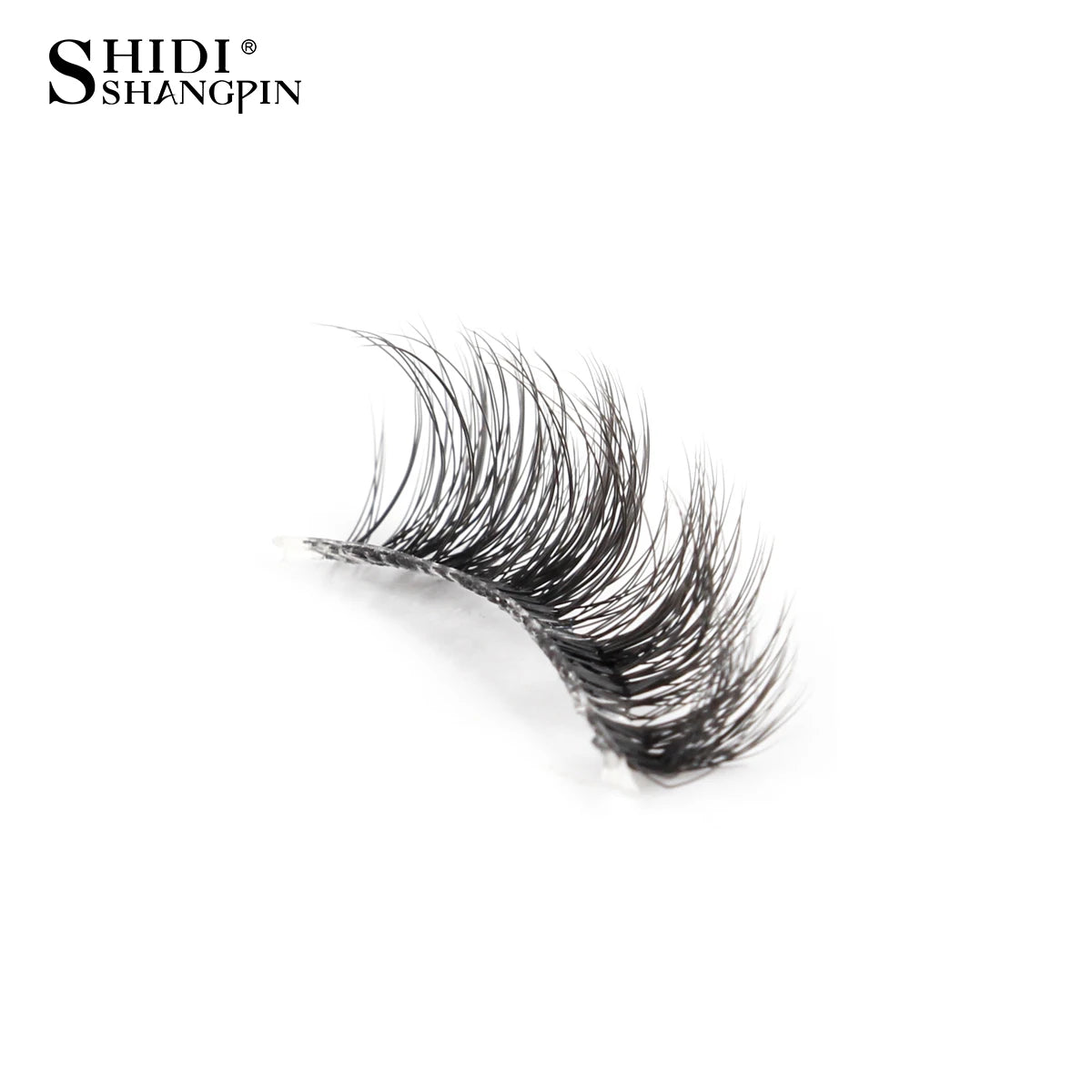 3/5/10Pairs Half False Lashes Natural Short 3D Cat Fake Mink Eyelashes Extension Winged Fluffy Wispy Faux Cils Clear Band Makeup