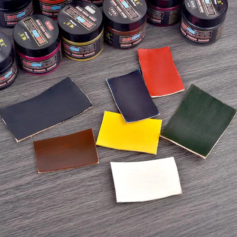 50g/Bottle Leather Coloring Pigment Dye Liquid Leather Repair Refurbish For Car Seat Bag Shoes Sneakers Leather Skin Care Crafts