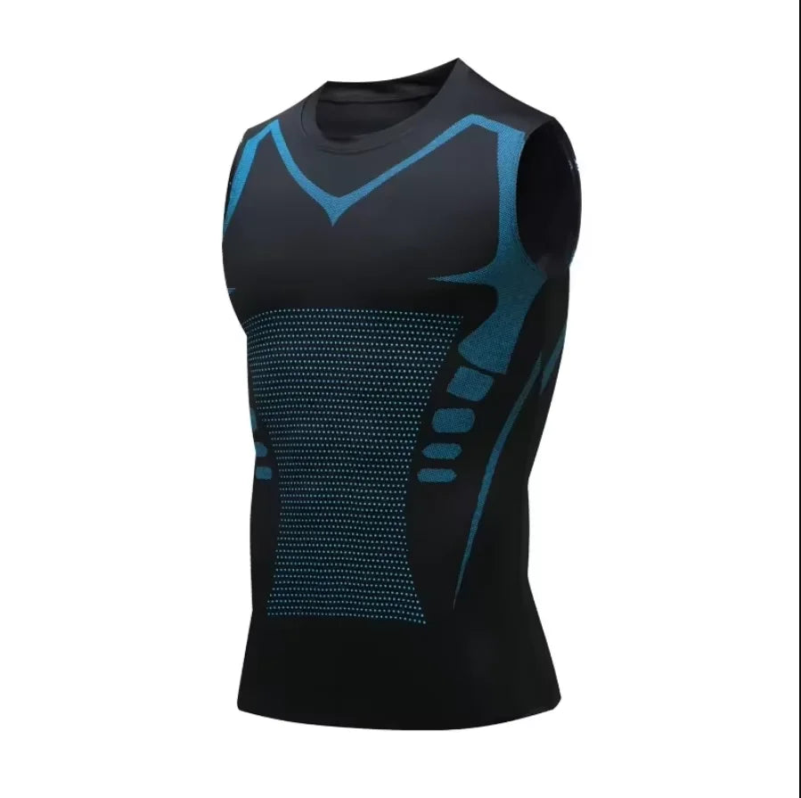 Clearance_1pcs Men's Breathable Soft Comfy High Stretch Short Sleeve High Neck Base Layer For Spring Autumn, Men's Undershirts_C