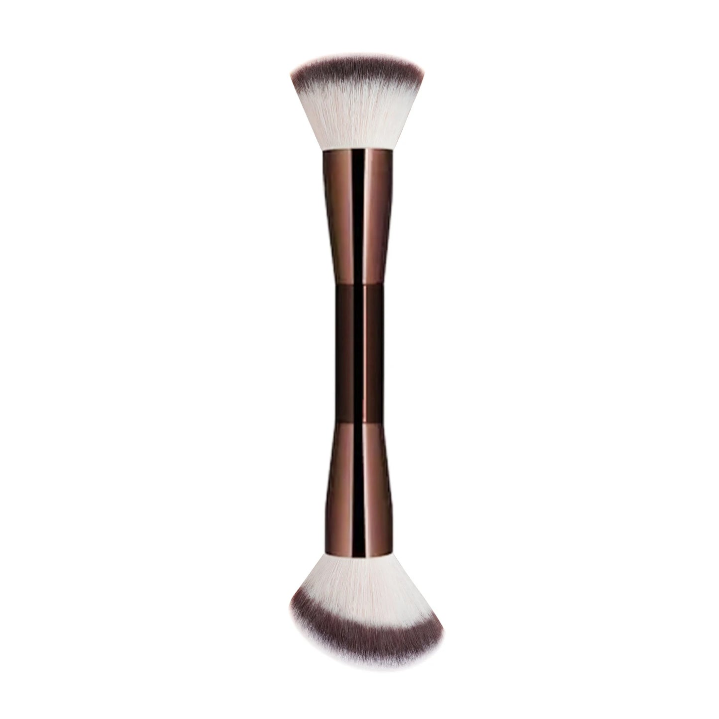 1pc Professional Makeup Brush Includes Dual-Ended Face Brushes Angled Brush Short Handle Foundation Brush