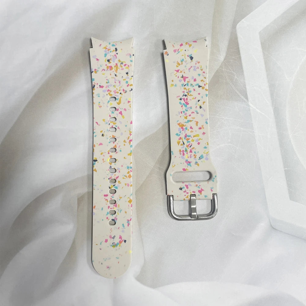 Silicone Strap For Samsung Galaxy Watch 6/6 Classic Eco-friendly Watchband for Galaxy Watch 4 5 6 7 FE