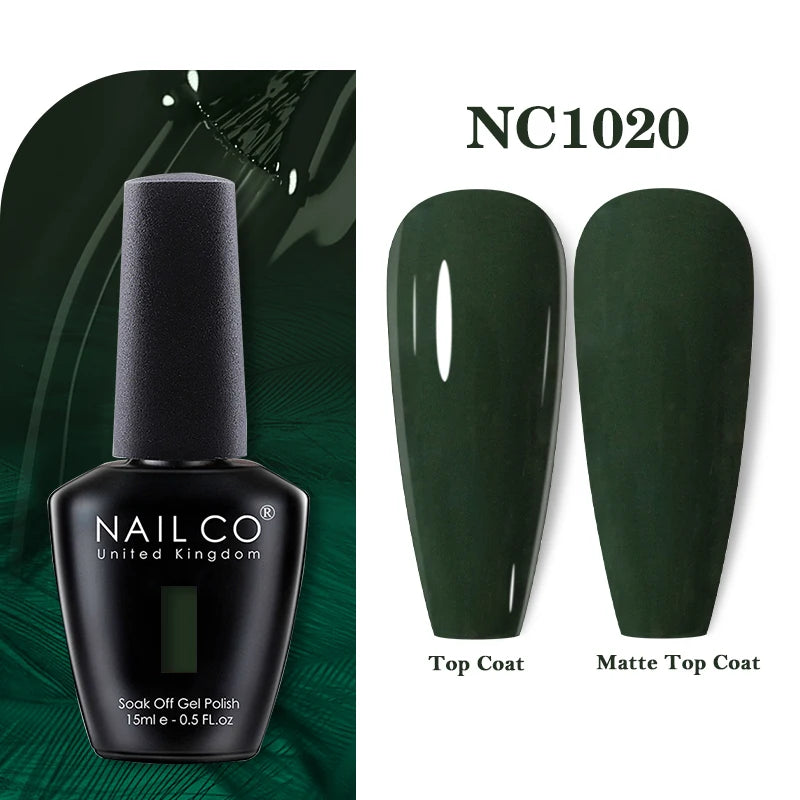 NAILCO Gel Nail Polish 15ml Nail Art Vernis Semi Permanent Soak off UV Gel Polish Gel Manicure Nail Varnish Nail Color Ongles