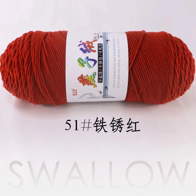 1Pc 200g Milk Cotton yarn for hand knitting Acrylic Crocheting Thread Yarn Crochet Doll sweater bag blanket slipper