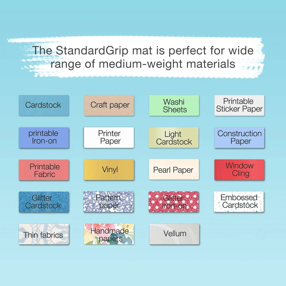 3/5Pcs StandardGrip Cutting Mat for Silhouette Cameo 4/3/2/1(Sizes: 12inX12in)