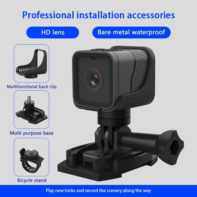 1080P high-definition wireless small camera, WiFi hotspot mini DV camera, outdoor sports camera, motorcycle driving recorder