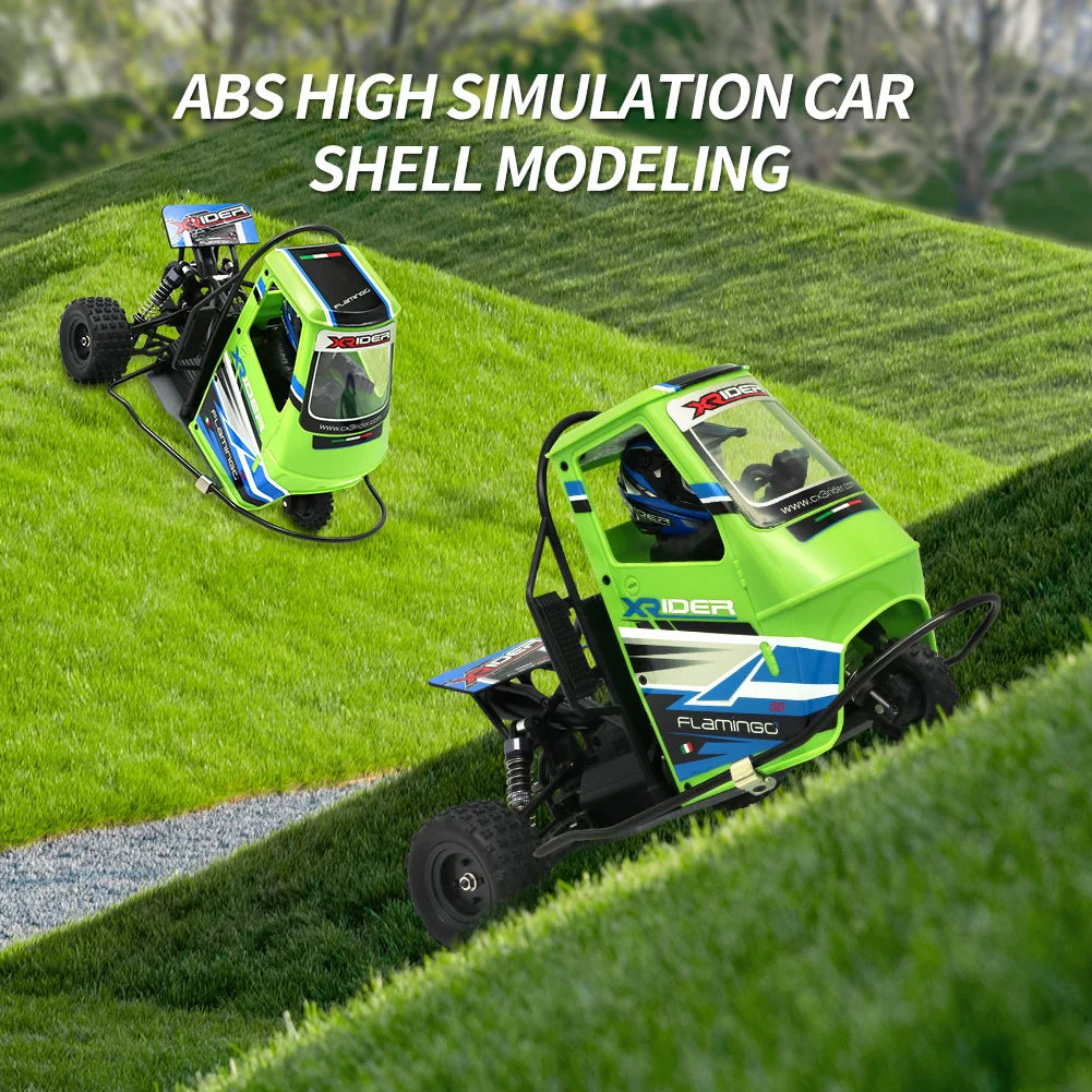 RC Car Remote Control Car 2.4G X-Rider 1/8 Piaggio Ape 1:8 2WD Kids Battery Powered Drift Cars RTR