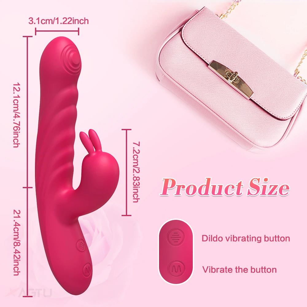 Powerful Thrusting Sucking Vibrator Female Sucker Clitoris Stimulator G Spot Dildo Massager Adult Goods Sex Toys for Women