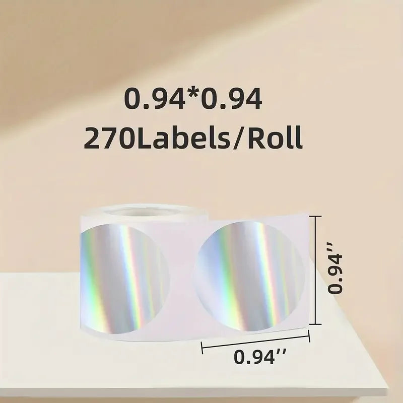D100 thermal label printer, desktop label printer, wireless compatible with mobile phones and computers, suitable for shipping