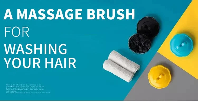Head Massage Shampoo Brush Adult Scalp Massage Brush Men and Women Soft Glue Bathroom Shampoo Comb Long Hair Washing Hair Scalp
