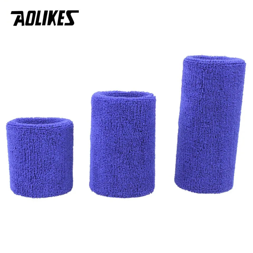 AOLIKES 1PCS Wrist Brace Support Wrap Tennis Wristband Sport Sweatband for Gym Basketball Volleyball Hand Sweat Band Polsband