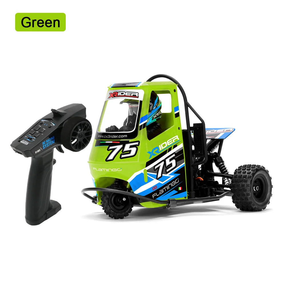 RC Car Remote Control Car 2.4G X-Rider 1/8 Piaggio Ape 1:8 2WD Kids Battery Powered Drift Cars RTR