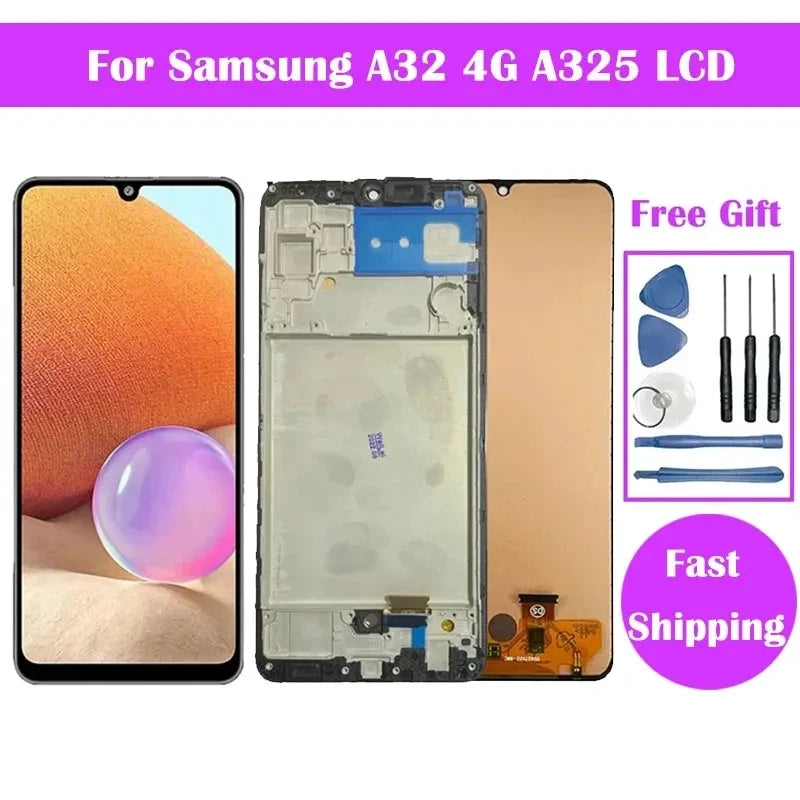 Incell For Samsung Galaxy A32 4G LCD SM-A325F SM-A325M Display Touch Screen For Samsung A32 5G Display SM-A326B