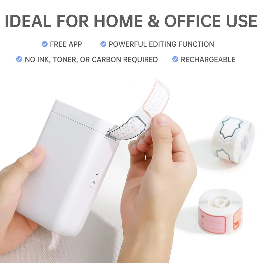 Niimbot D101 Mini Portable Thermal Printer Without Ink Self-Adhesive Label Maker Printer For Stickers Labeller Labeling Machine