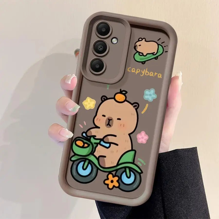 Capybara Phone case for Samsung Galaxy A10s A20s A30 A50s A03 A04 A04e A04s A05s A06 A11 A15 A16 A12 A13 A14 4G 5G
