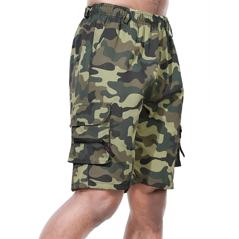 Men's Cargo Shorts Big Size Sports Knee Shorts Classic Short Pants Streetwear Straight Loose Work Casual Street Shorts