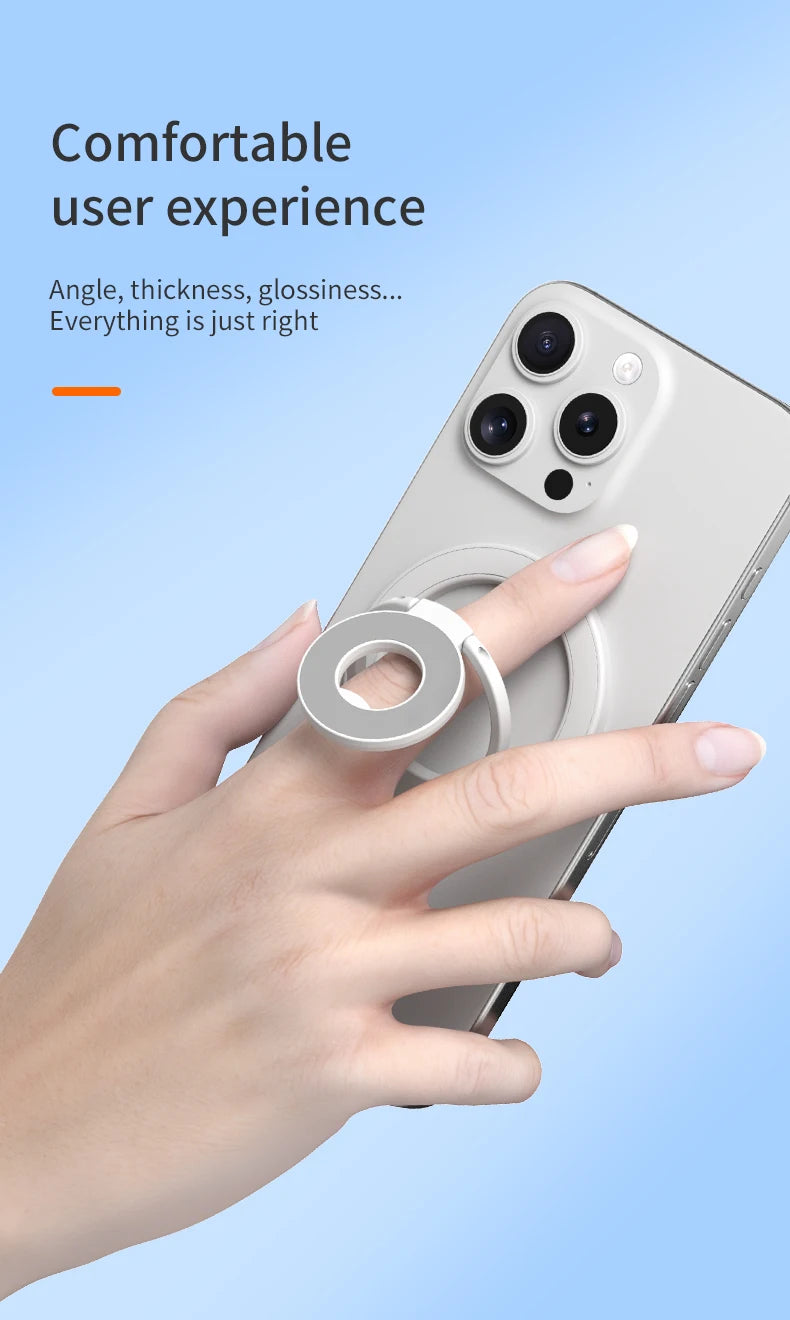 For Magsafe Cellphone Grip Double Sided Magnetic Ring Phone Holder Cellphones Stand Phone Accessories Support Telephone Grip Tok