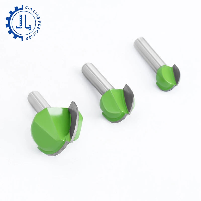 Round Bottom Over Nose Router Bit CNC 6mm Router Bit Set Carbide Ball End Mill 6mm 8mm for Wood Woodworking