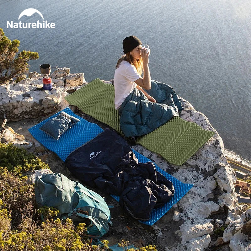 Naturehike Camping Mat Ultralight Folding Aluminum Film Moisture Sleeping Pad Outdoor Portable Picnic Bed Seat Hiking Mattress