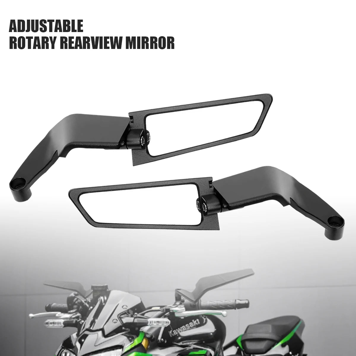 Motorcycle Mirrors Wind Wing Side Rearview Rotate Adjustable Mirrors For Honda YAMAHA MT07 BMW KTM Kawasaki DUKE Accessories