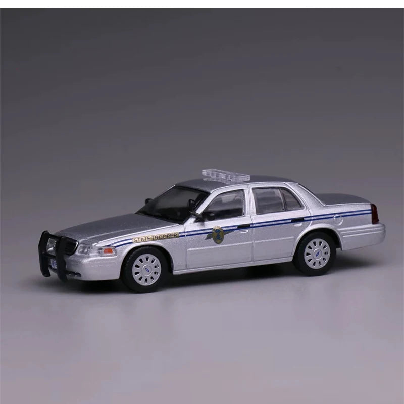 1:64 596 Scale Silver Alloy Model Diecast Metal Muscle Car Gran Torino Collection Toy Ornaments Gifts To Friends