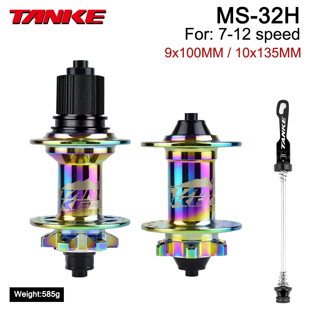 TANKE 120 Click Hub Bearing MTB Hub Front Rear 32 36 Holes Disc Brake Bicycle Hubs 7 8 9 10 11 12 Speed Quick Release 6 Pawl Hub
