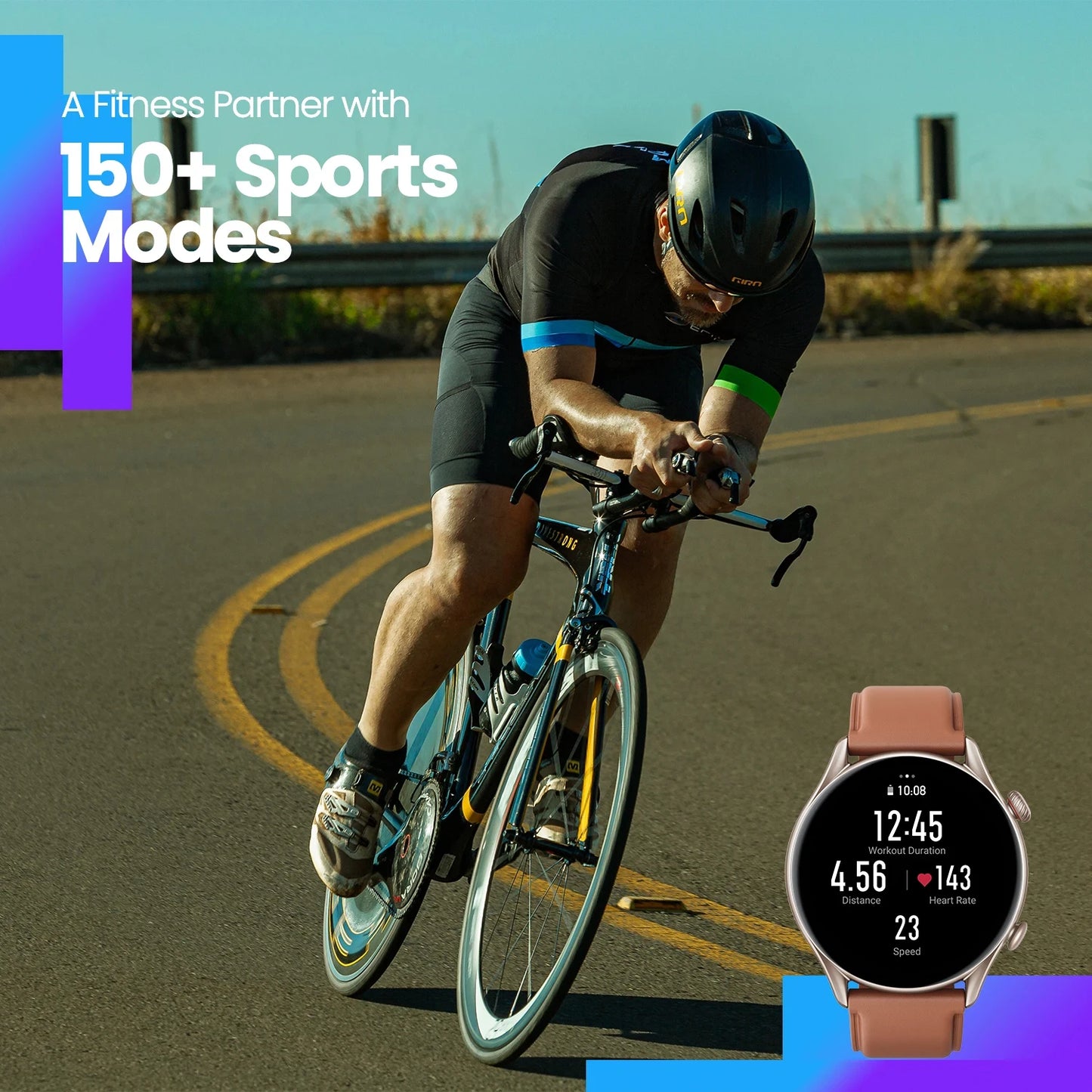 New Amazfit GTR 3 Pro GTR3 Pro GTR-3 Pro Smartwatch AMOLED Display Zepp OS App 12-day Battery Life Watch for Andriod