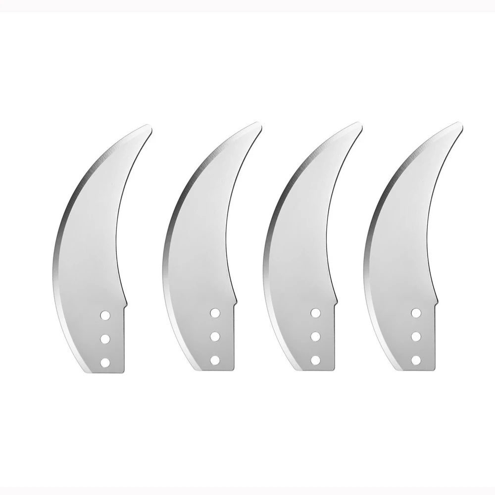 4/6 Blades Agricultural Vegetable Fruit Cutter Crusher Pig Chicken Feed Chopper Replacement Blades for Farming Stirring Mixer