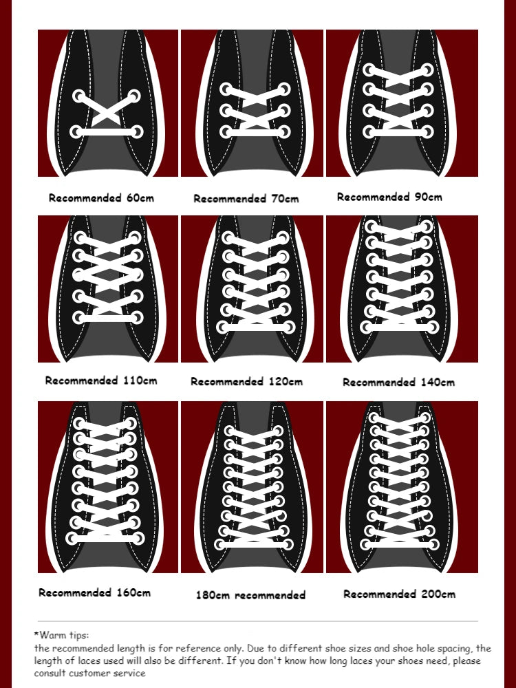White Black Flat Shoelaces for Sneakers laces Shoe Strings Classic Shoe laces 70/90/100/120/140/160CM High-quality Shoelace