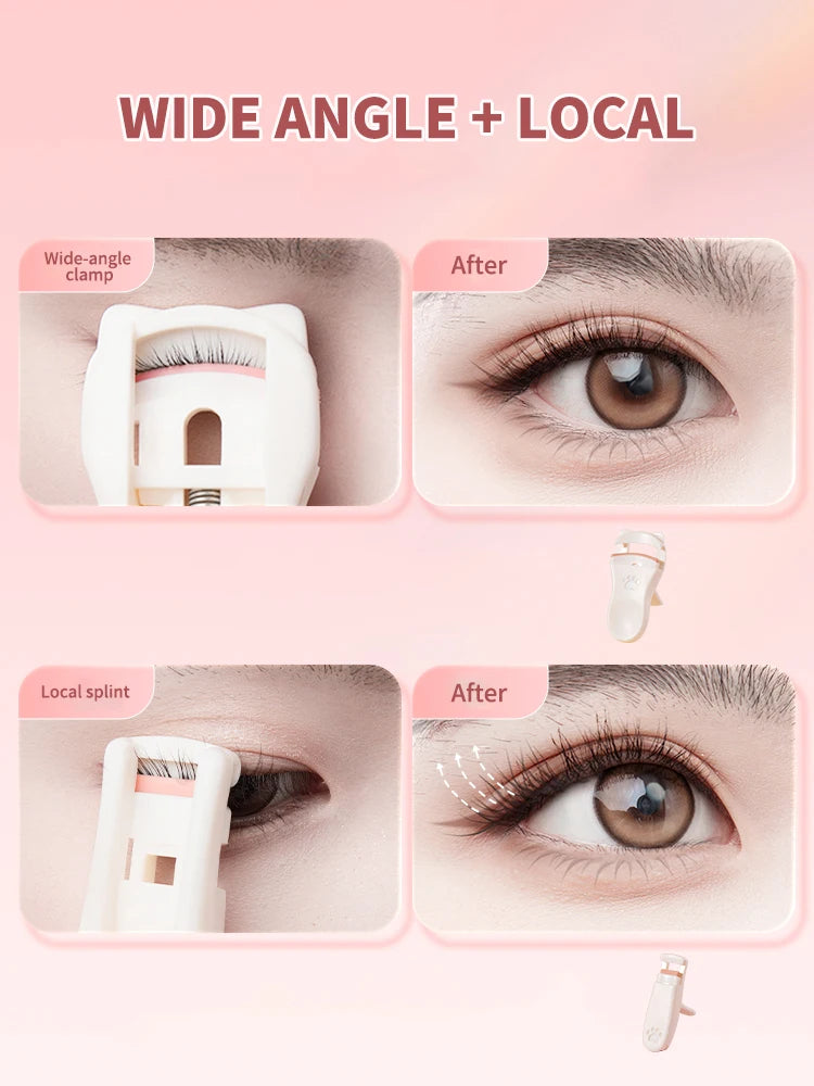 Eyelash Clip Cat Claw Eyelash Clip 1 Set Of Portable Cute Eyelash Clip Tool With Additional Silicone Pad Precision Eyelash Clip