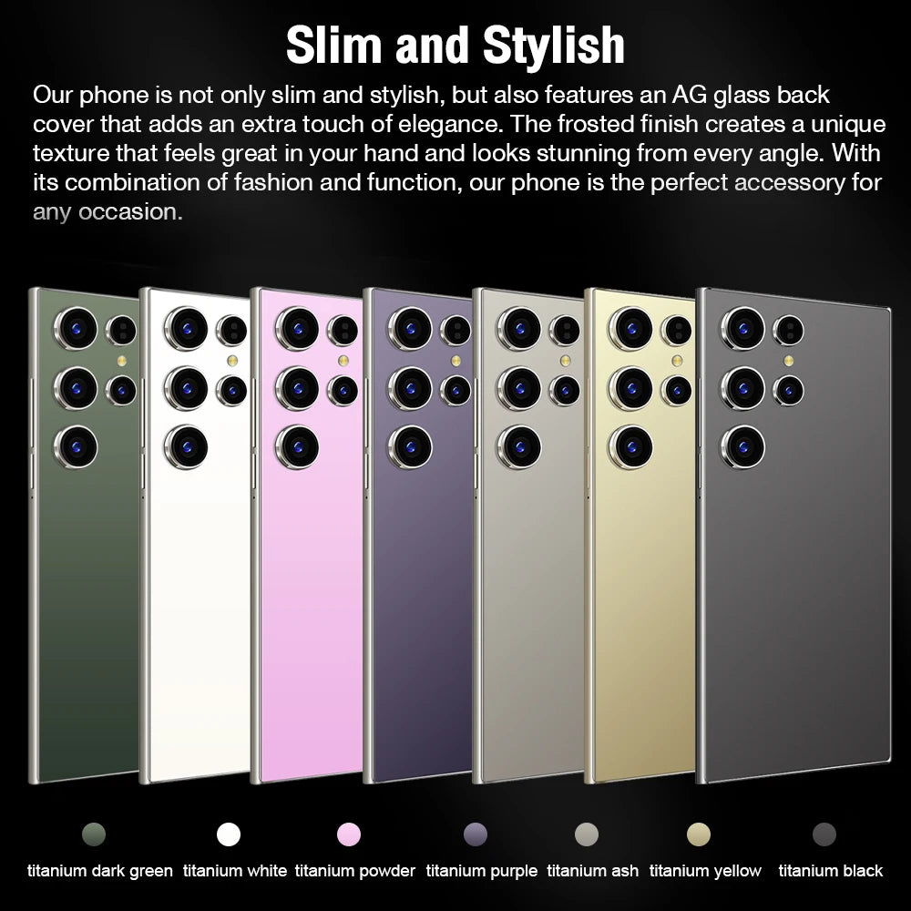 2025 New S26 Ultra Original 5G Smartphone 7.3 inch Dual SIM 7800mAh Android 14 Global Phone