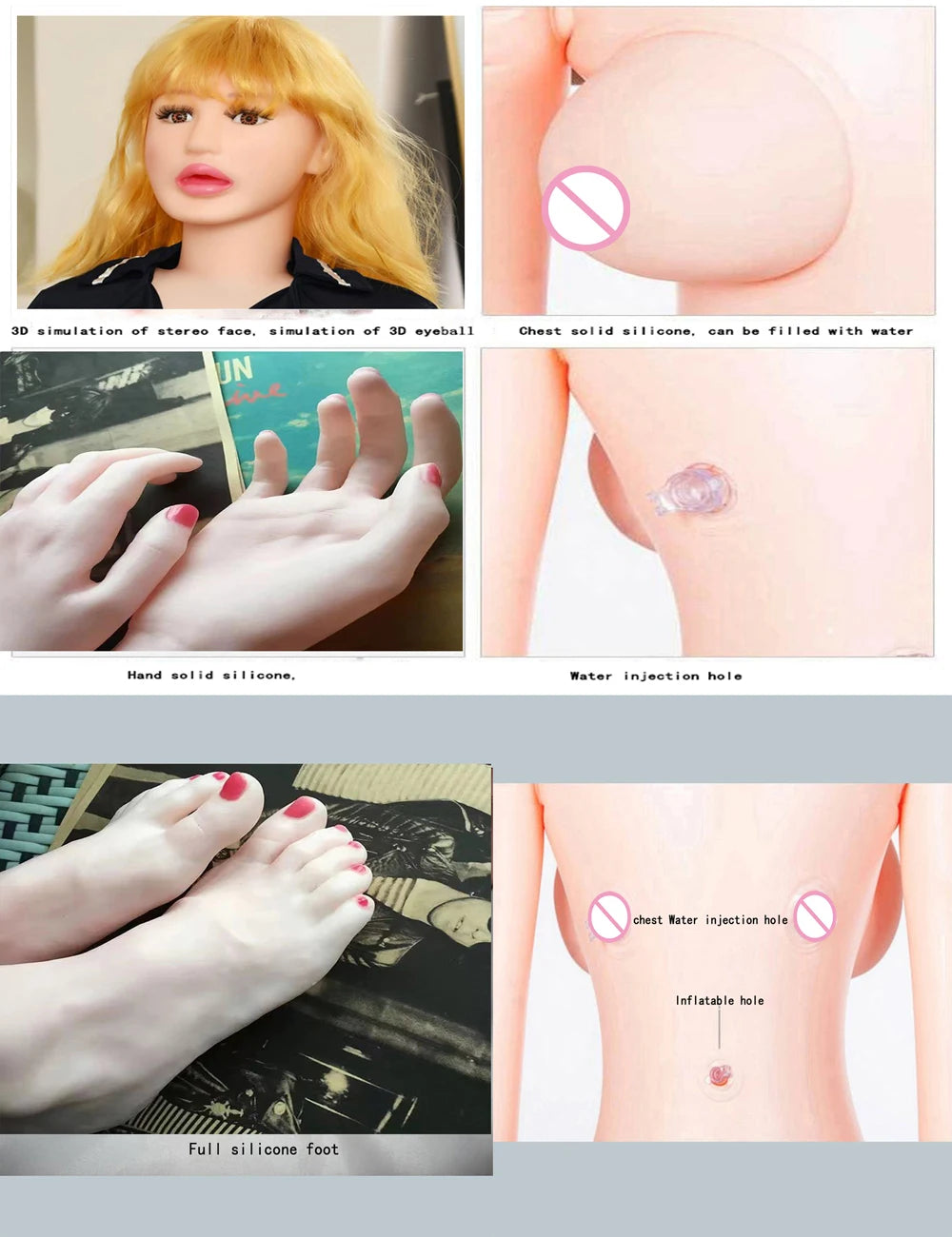 Sex Doll Toy Love TPE for Men Sex Dolls Toys Body Adult Anus Realistic Vagina  Masturbation Silicone Boobs Full Ass Sexy 160CM