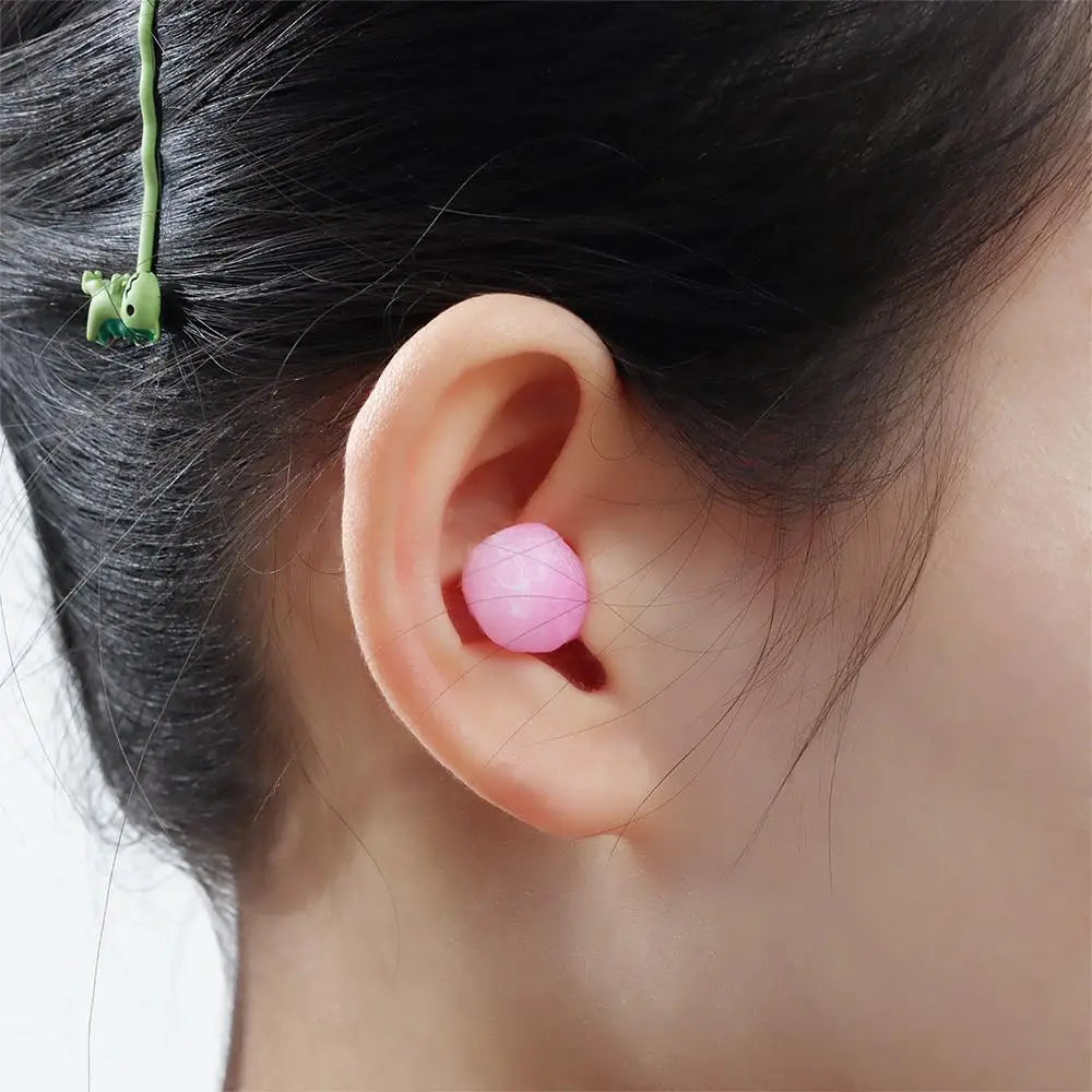 2/4/6/12/20PCS Gift Soft Wax Cotton Earplugs Wax Kneadable Ear Plugs Airplane Sound Insulation Noise Reduction Ear Plug Unisex