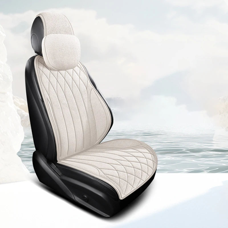 Universal Car Seat Cover Four Season Auto Flax Breathable Anti-Slip Covers for Car Seats Cover Protection Cars Seats Covers